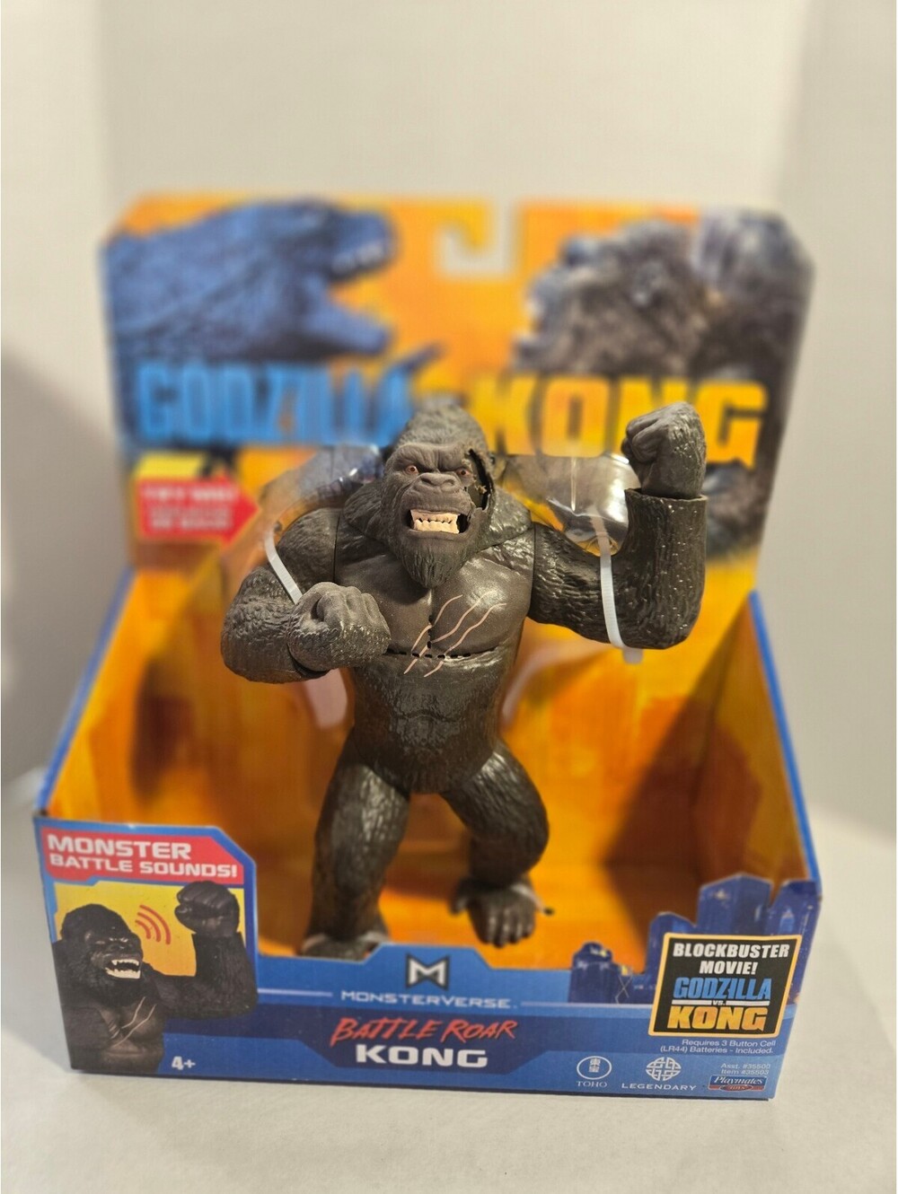 Godzilla vs. Kong Battle Roar Kong 7" Action Figure (Playmates Item #35503)